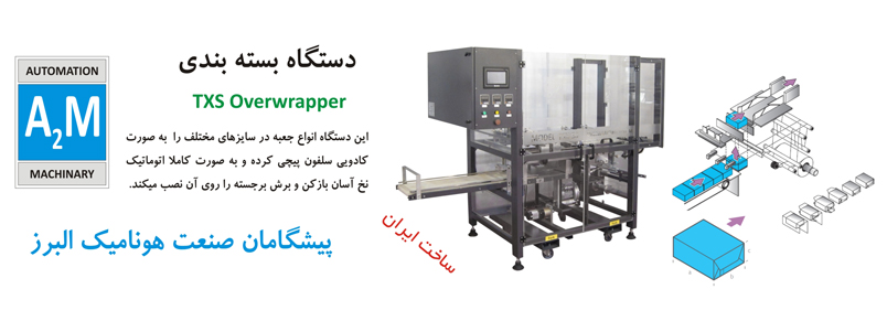 سلفون پیچ جعبه Overwrapper